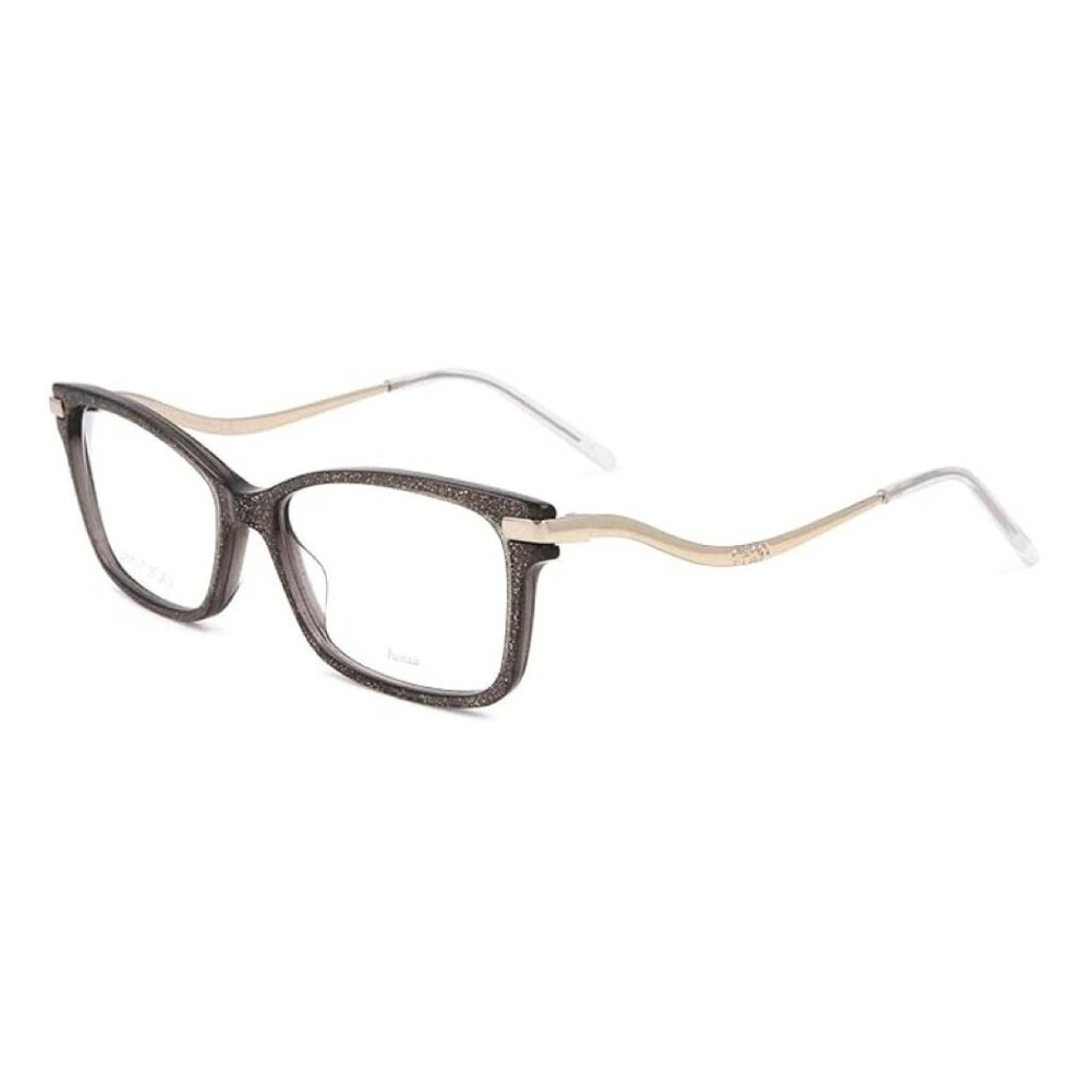 NEW JIMMY CHOO EYEGLASSES GRAY GLITTER GOLD WOMEN EYEWEAR JIMMY CHOO JC279 0P4G
